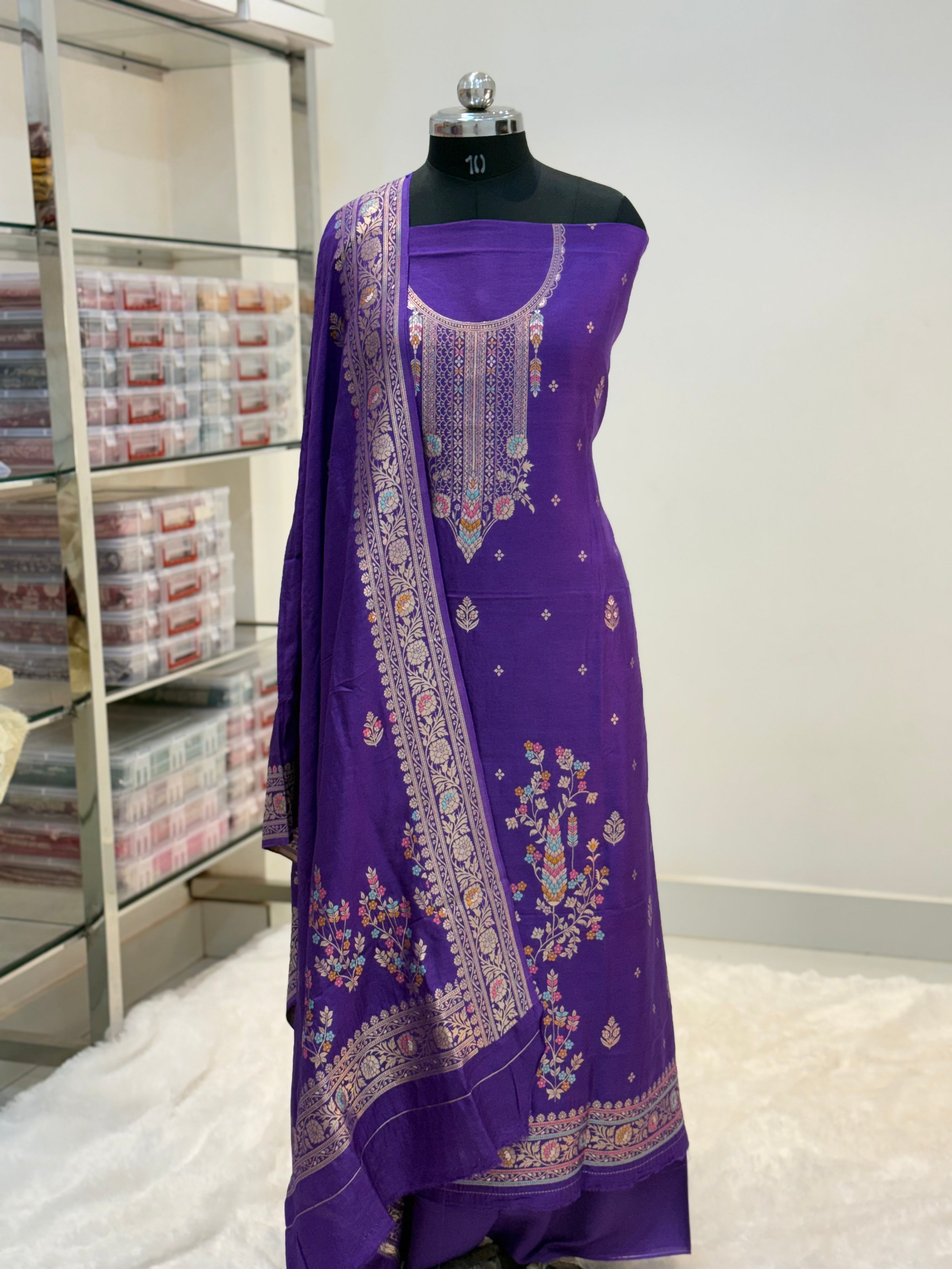 Pure Viscose 3 piece suits