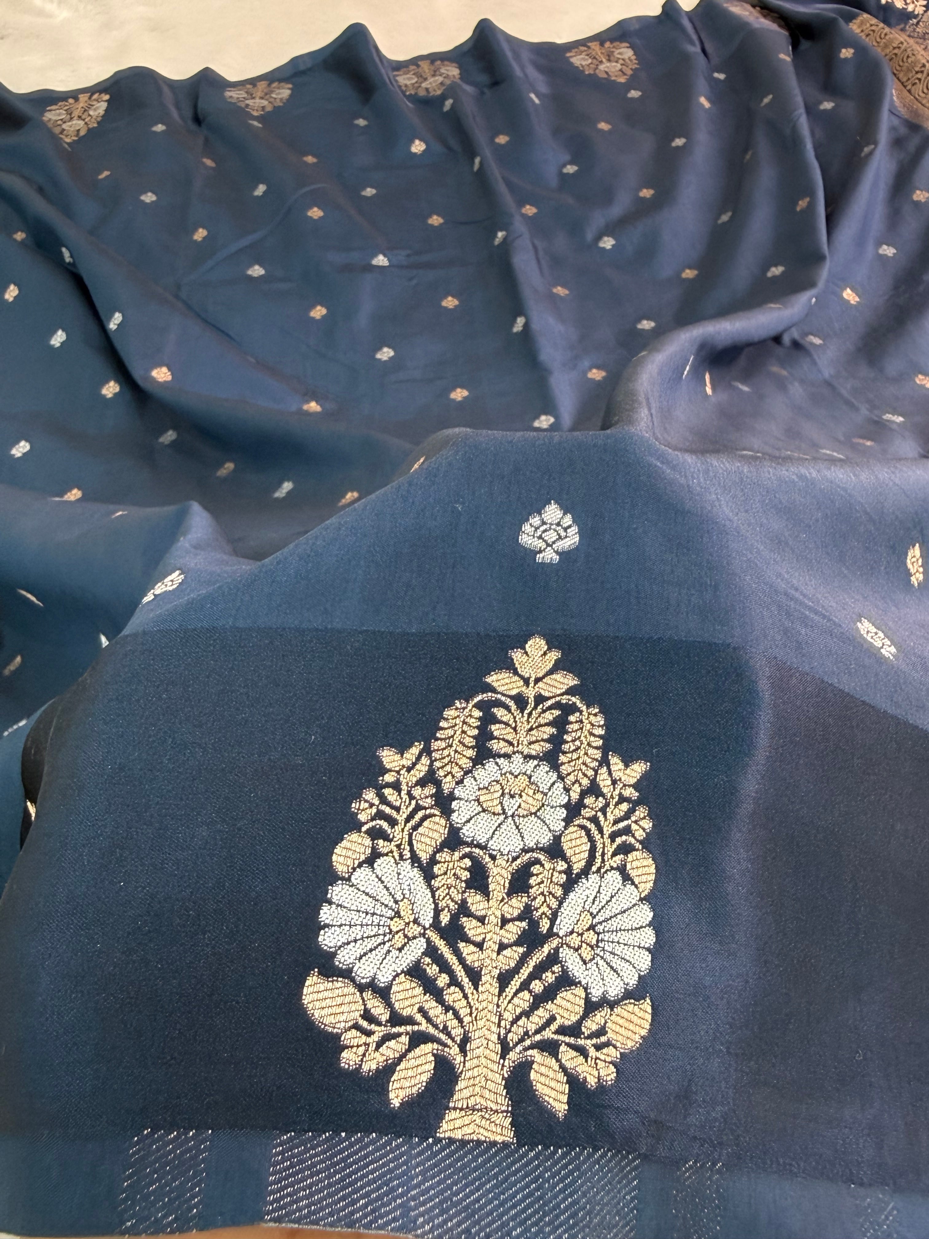 Mango Silk Saree