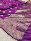 Banarasi Katan Silk Banarasi Zari Border Buta Design Saree