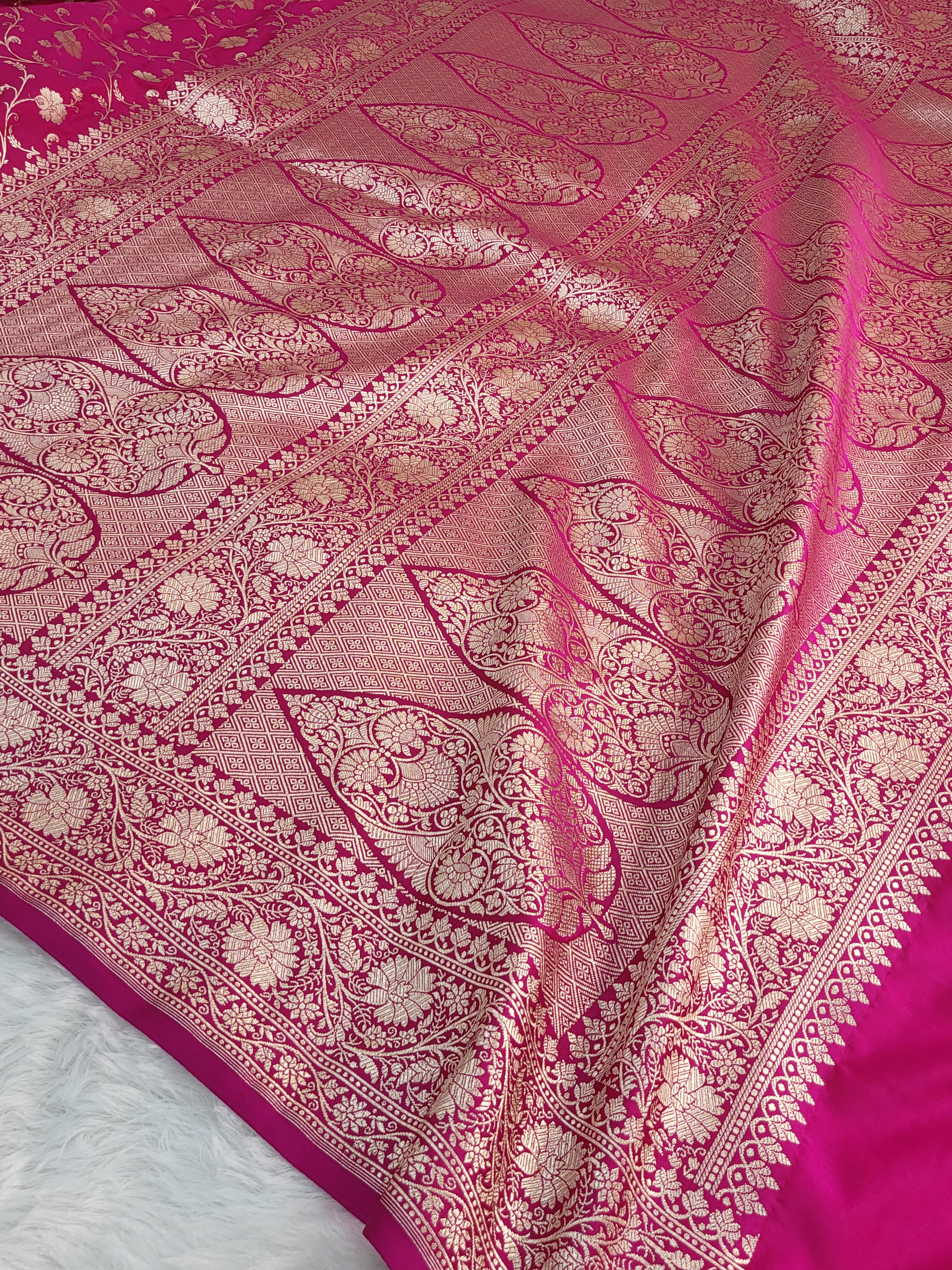 Banarasi mashru silk saree